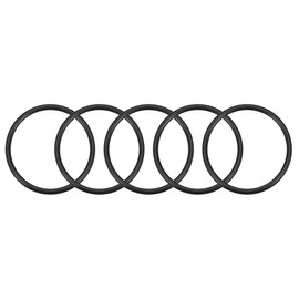 sourcing map Nitrile Rubber O-Rings 52mm OD 45mm ID 3.5mm Width, Metric Nitrile Rubber Sealing Gasket for Automotive Machine Plumbing, Pack of 5
