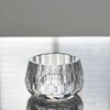 DONOUCLS Crystal Candy Bowl,Hand Cut Dessert Salad Bowls Clear 6x9cm/2.4x3.2