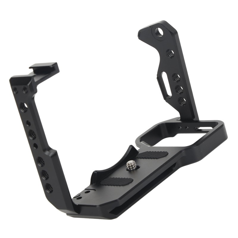 Camera Cage Aluminum Cold Shoe Mounting Plate with 1/4 and