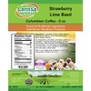 Strawberry Lime Basil Colombian Coffee (Gourmet, Naturally Flavored, Whole Coffee