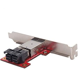 Mini SAS Adapter SFF-8643 to SFF-8644 Dual Port Mini SAS Adapter