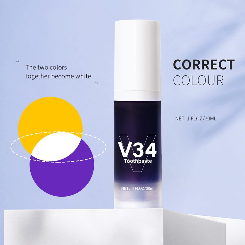 Eazerom 04 Toothpaste White Teeth, 30 ml Purple Toothpaste for