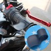 4 Pcs Throttle Assist Cruise Control Grip Black ABS Handlebar
