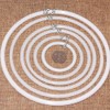 Healifty 20pcs Plastic Rings Hoops Macrame Rings Plastic Dreamcatcher Rings