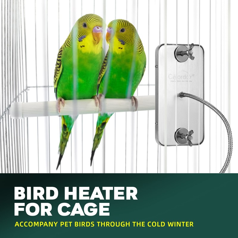 Colorday Bird Cage Heater Newly Upgraded Birds Warmer to Snuggle