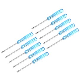uxcell Mini Slotted Screwdriver, 2.0mm Flat Head 65mm Length for Small Appliances Repair, 10 Pcs