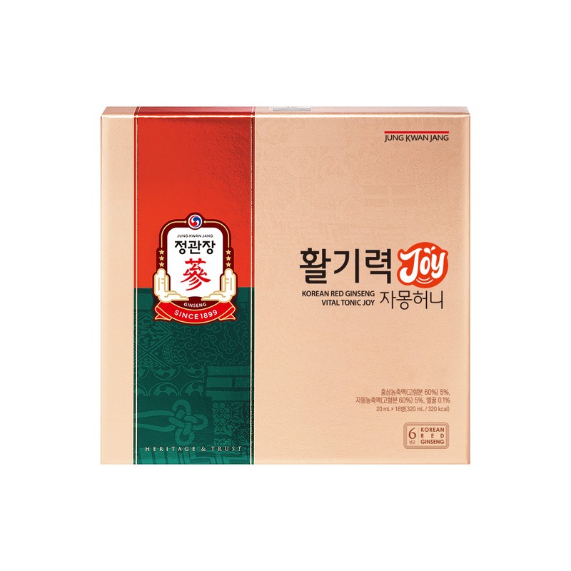 Cheongkwanjang 정관장 활기력 JOY 20ml 16개입, 1개 Jung Kwan Jang