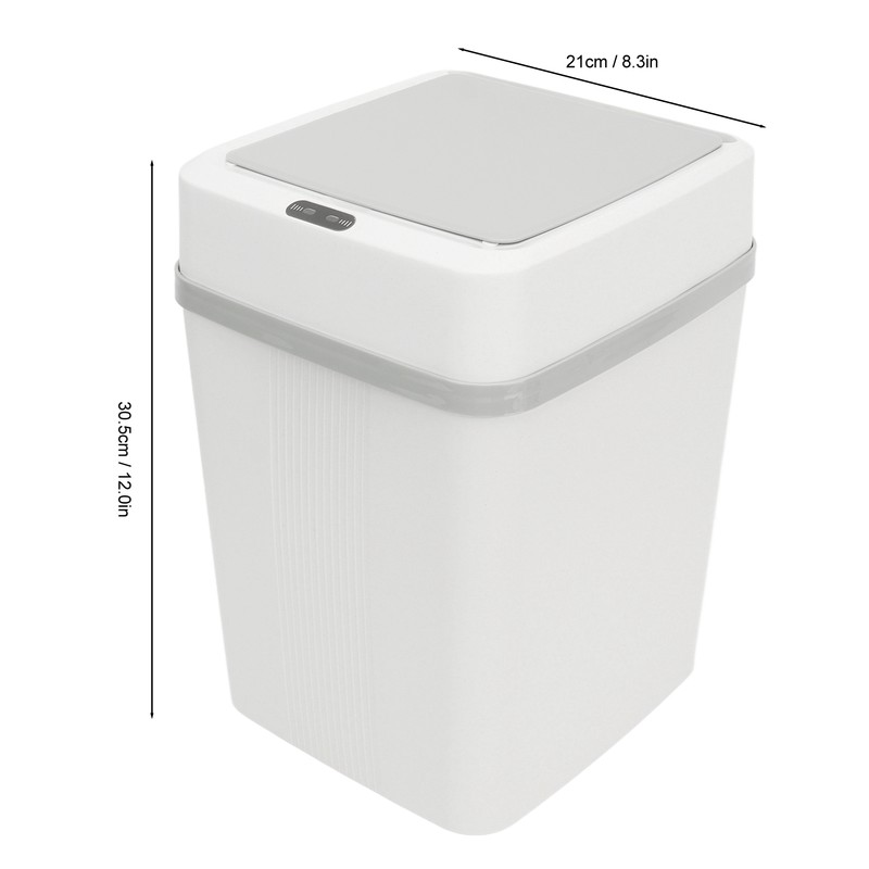 Smart Trash Can 12L Quick Motion Sensing Auto Open Close