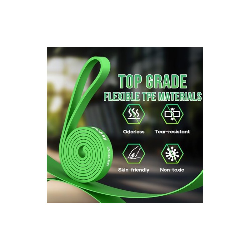 Fokky Resistance Bands Set with Door Anchor and Carry Bag