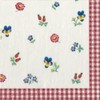 20 Napkins - Villeroy & Boch Petite Fleur - 13.00"x13.00" and 9.84"x9.84" - Serviettes - Cocktail - 9.84"x9.84"