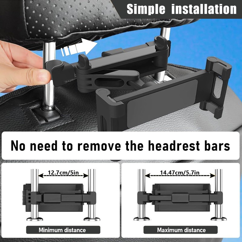 HIAHXC Tablet Holder Car Universal Tablet Holder for Car Adjustable