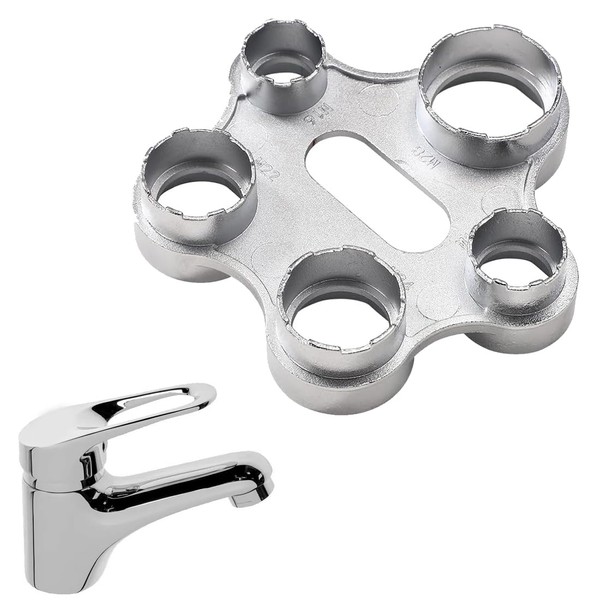 UENXRXE 1 x 10-in-1 aerator key, universal key, aerator mounting