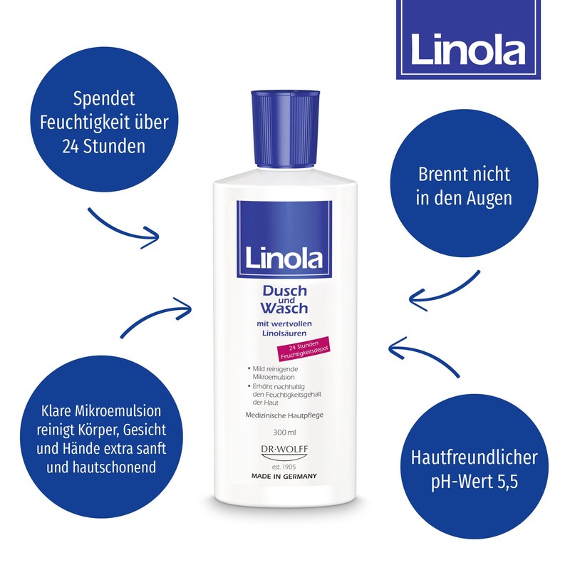 Linola Shampoo 200 ml + Hair and Scalp Conditioner 200