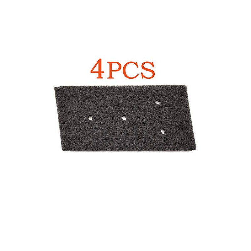 4X Foam Sponge Filter 8015250474909 Replacement for Bauknecht Privileg Whirlpool
