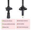 Daryunk 4Pcs Hiking Poles Rubber Buffer, Non-Slip Replacement Rubber Buffer