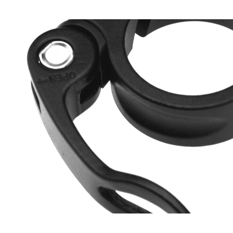 31.8mm Quick Release Bicycle Mountain Bike Seat Clamp Black Aluminum
