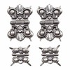 Tim Holtz Idea-ology Hinges, 4 Hinges and 16 Fasteners, Antique