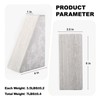 Marble Bookends for Heavy Books, Decorative Book Ends for Shelves,