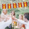 32FT Spain Pennant Small Flag Bunting,30 PCS Spanish Mini String