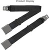 2-in-1 Airplane Seat Belt Extender, 7-31" Adjustable Length, Fits All