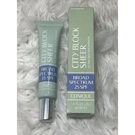Clinique City Block Sheer SPF 25 1.4 oz / 40 ml FULL size NEW in box