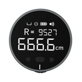 DollaTek 8 in 1 Electronic Ruler LCD Display Rangefinder High Precision Handheld Length Measuring Tool for Level Curve Measurements