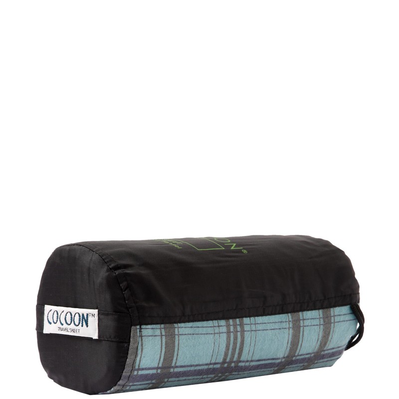Cocoon Cotton Flannel TravelSheet (Forest) - 2 Person Sleeping Bag
