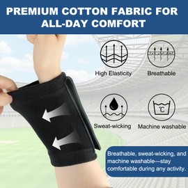 Lebared Football Wristbands with 5 Playbook Cards, Clear PVC Windows Wristbands Sports for Youth & Adults, 5on5 Flag Football Wrist Bands, QB Arm Bands for Quarterback, Catcher, Referee (Black 1Pack)