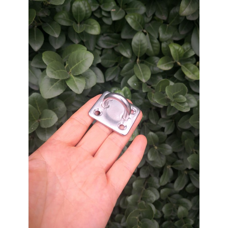 JY-MARINE Stainless Steel 316 Ceiling Hook Square Pad Eye Plate