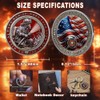 RYUKENLM Firefighter Challenge Coin-Symbol of Courage, Loyalty, and Duty-Inspirational Gift