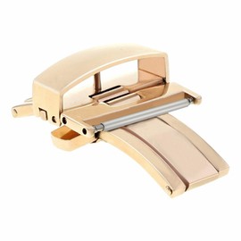 Ewatchparts 14-24mm Butterfly Leather Watch Band Strap Deployment Clasp Compatible With Tissot