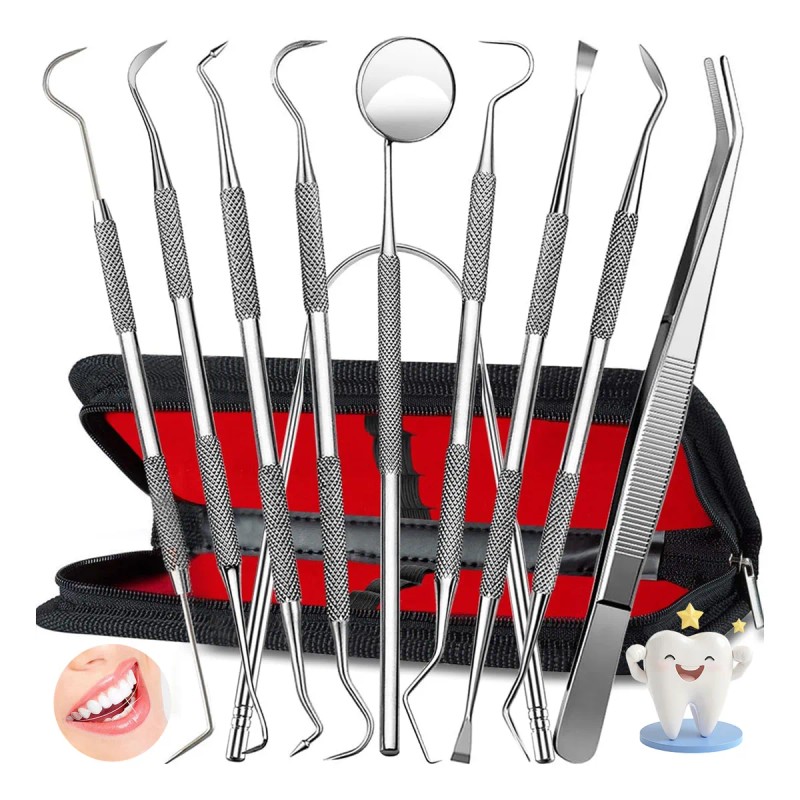 Herramientas De Limpieza Dental Quita Sarro Higiene Bucal 11