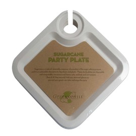 Oenophilia Sugarcane Party Plates, Set of 12