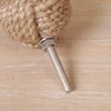 Set of Two Round Natural Jute Drawer Handles - Ideal