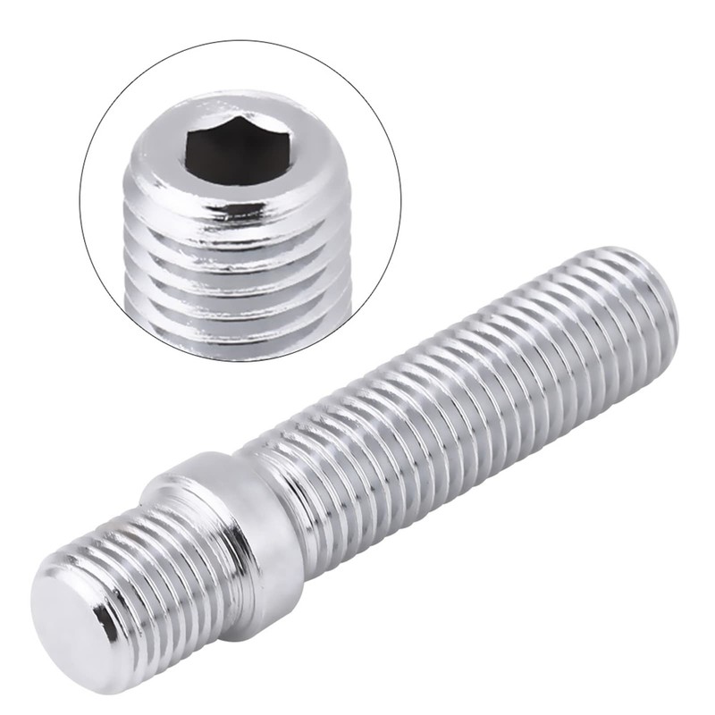 Acouto 20PCS 50mm Extended Wheels Stud Conversion 12x1.5 to 12x1.5