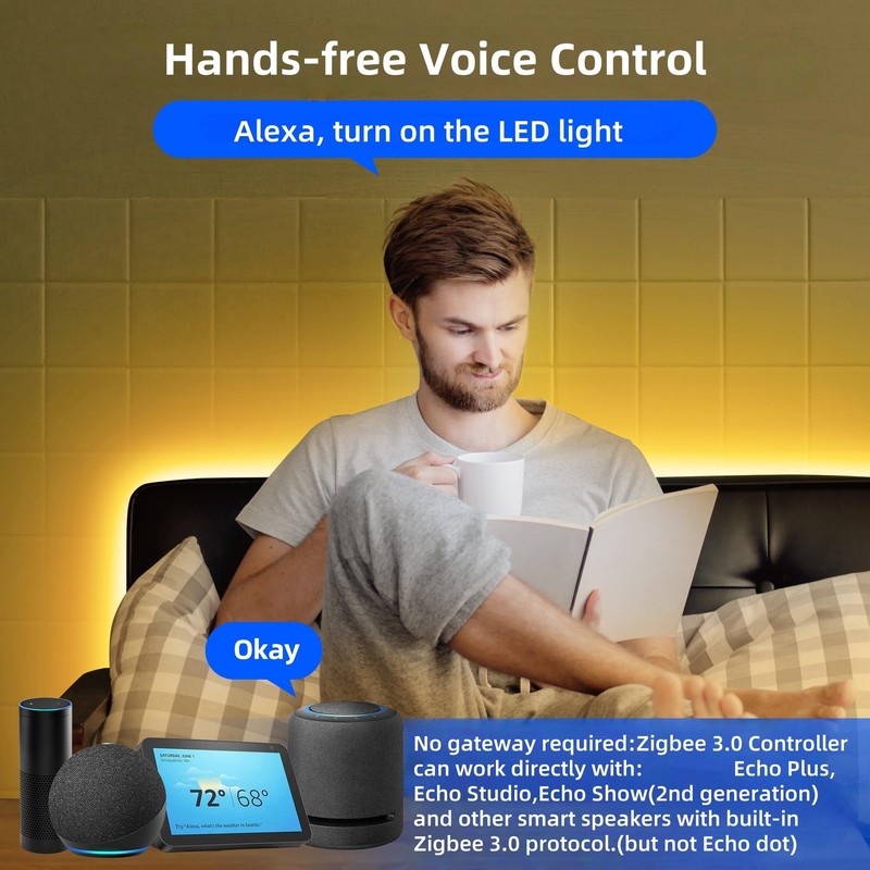 Dimmable Smart ZigBee 3.0 LED Controller for Single Color White