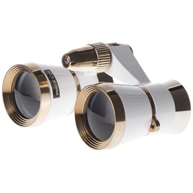 BARSKA 3x25 Blueline Opera Glass with Necklace, Pearl White