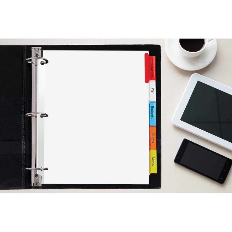 Avery Big Tab Insertable Extra Wide Dividers for 3 Ring