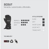 Dakine Scout Gloves - Carbon, Medium