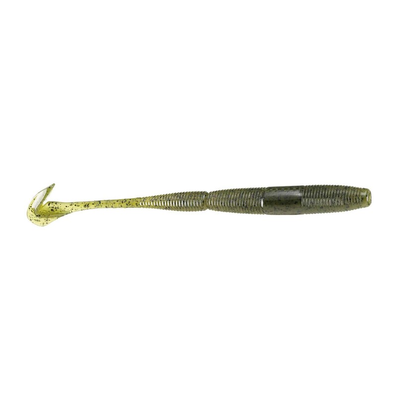 13 FISHING Unisex Adult Bait-Soft Plastic Ninja Worm, Green, 5.5