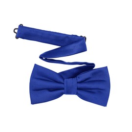 TINYHI Men's Pre-Tied Satin Formal Tuxedo Bowtie Adjustable Length Satin Bow Tie Royalblue One Size
