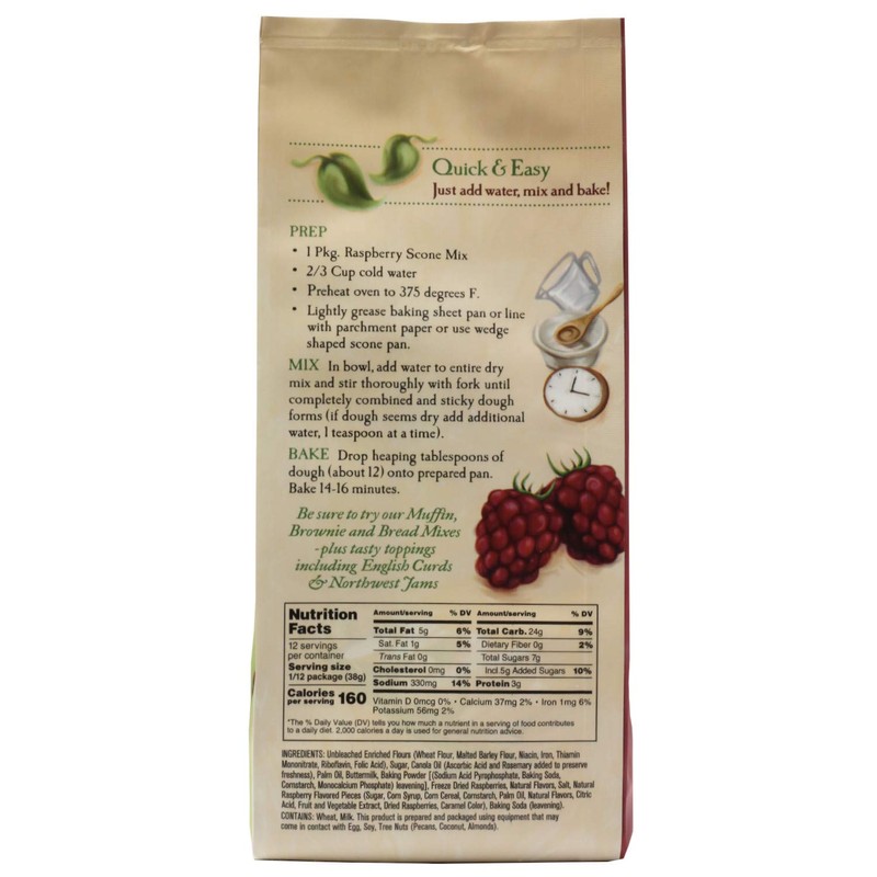 English Scone Mix with Raspberry by Sticky Fingers Bakeries –