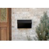 Gibraltar Mailboxes Woodlands Medium Capacity Galvanized Steel Black, Wall-Mount Mailbox,