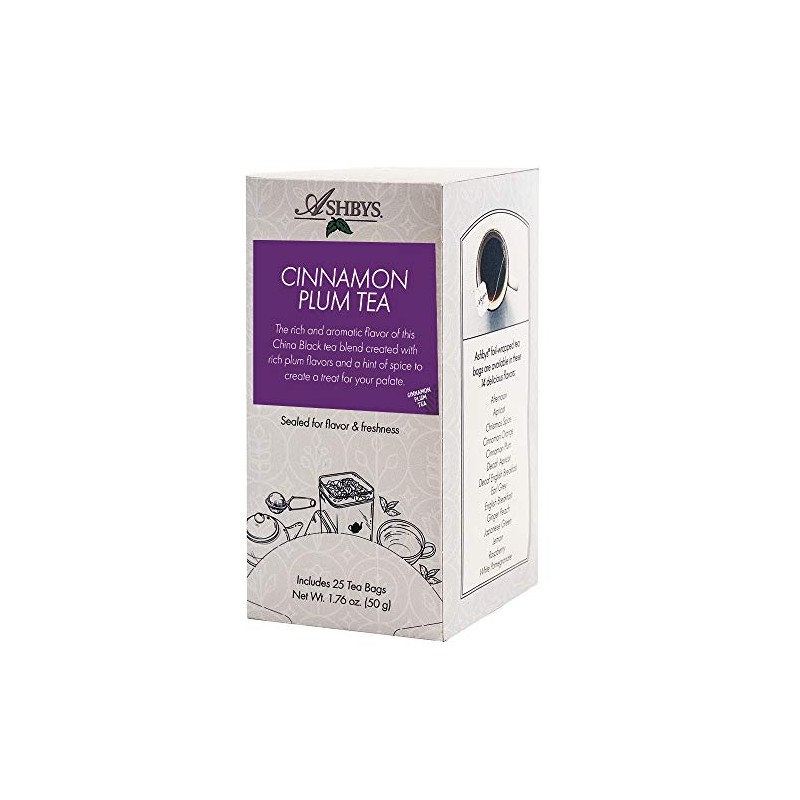Ashbys Cinnamon Plum Tea, 25 Bags