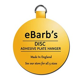 eBarb's Plate Hangers-Four Two INCH Plate Hangers Plus Four Hooks and Nails
