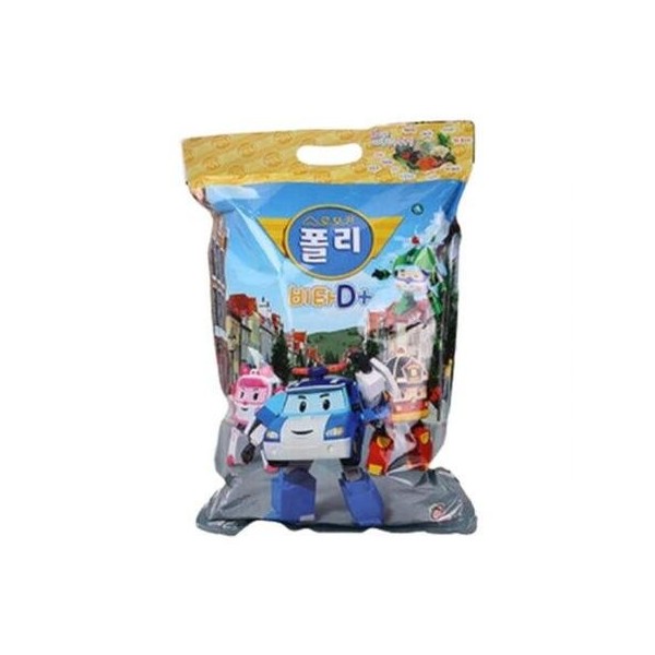 Robocar Poli Vita D Plus Peach Flavor 1000 Tablets [1