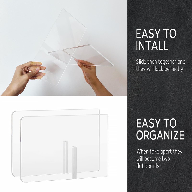 Acrylic Book Stand Book Holder 11 * 6 * 6