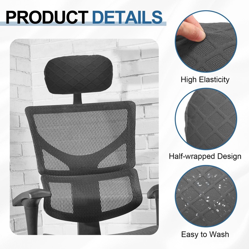 sourcing map Office Chair Pillow Cover, Office Chair Headrest Attachment