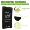 OT-NVWOZR 3PCS Waterproof Notebook, 3" x 5" All-Weather Pocket Notepad