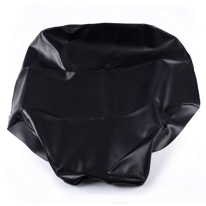 PIT66 Black PVC Leather Seat Cover Compatible with Honda 2000-2006